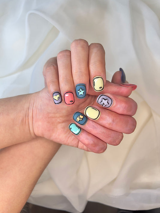 Delux Nails Lab Pop Art Comic