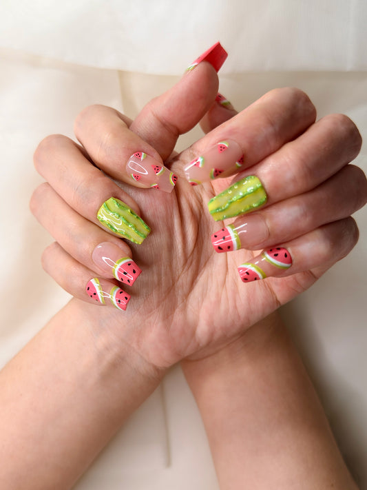 Delux Nails Lab Watermelon Whimsy