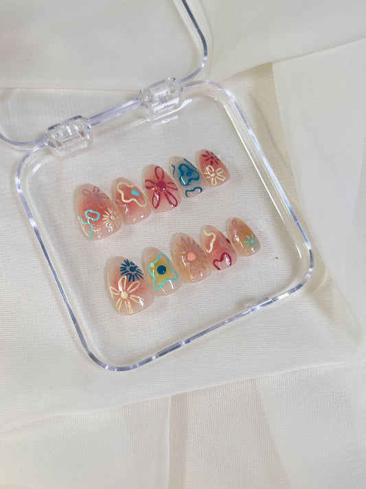 Delux Nails Lab Floral Bloom