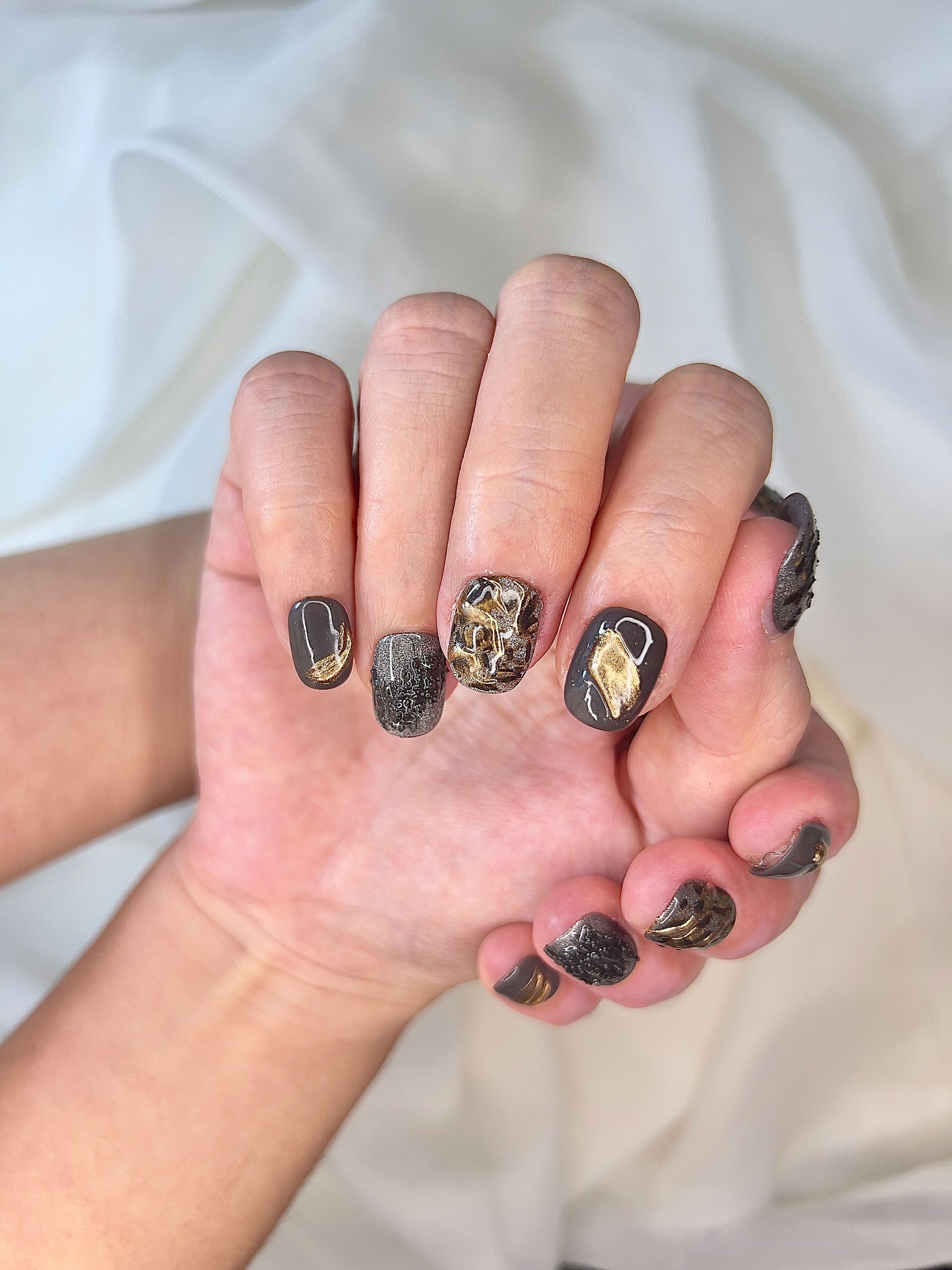 Delux Nails Lab Midnight Leopard