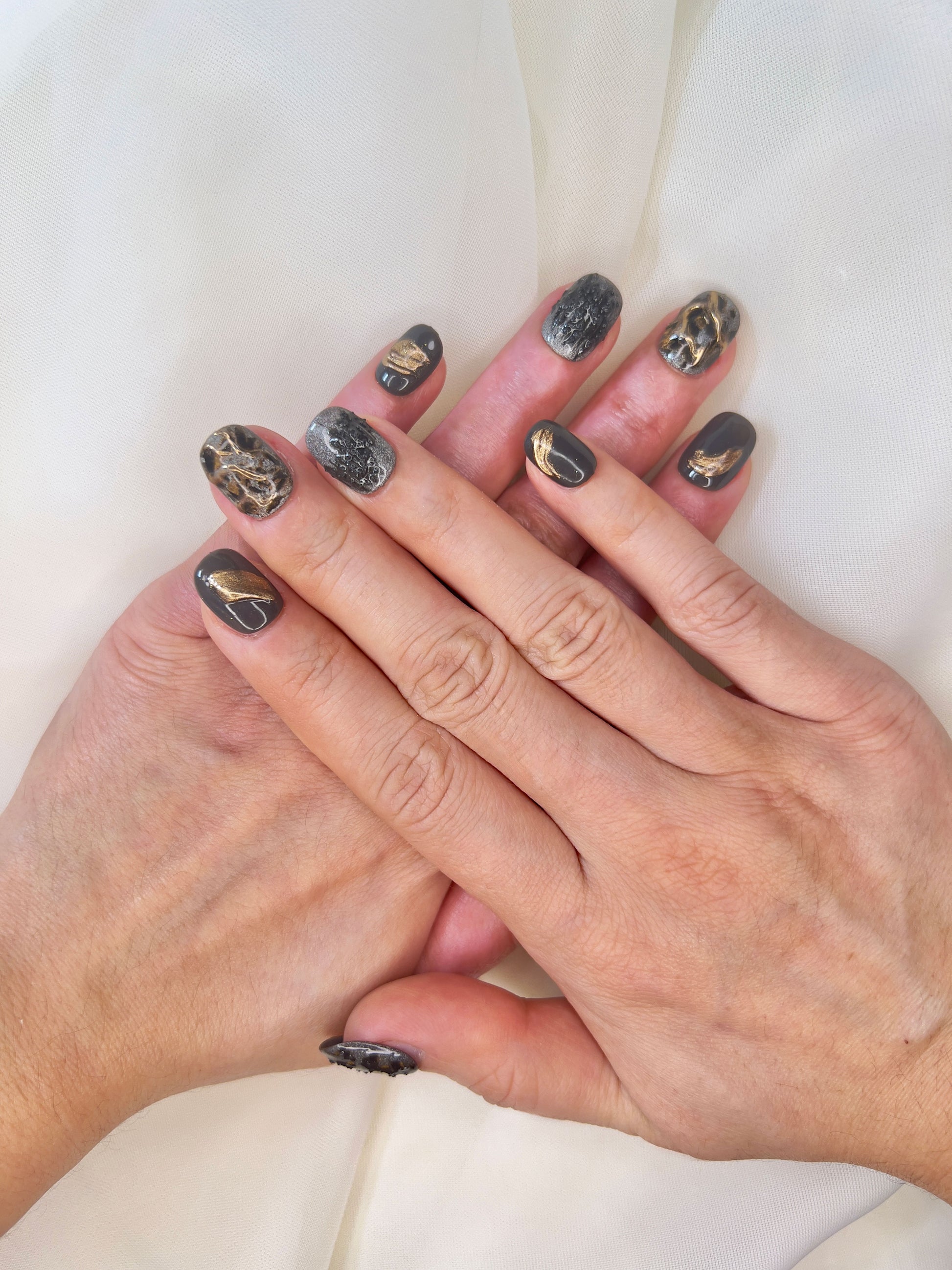 Delux Nails Lab Midnight Leopard