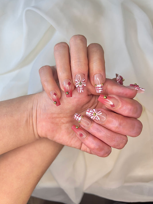 Delux Nails Lab Ribbon Chic