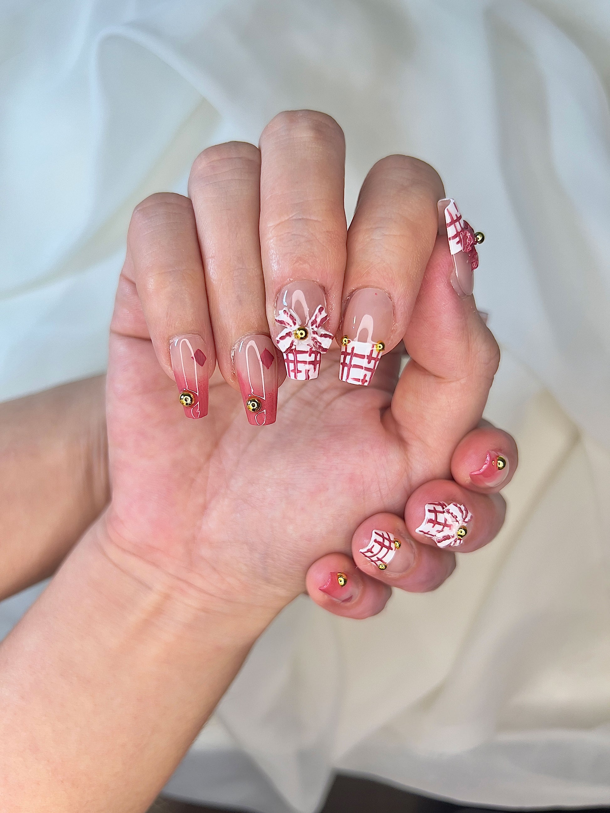 Delux Nails Lab Ribbon Chic