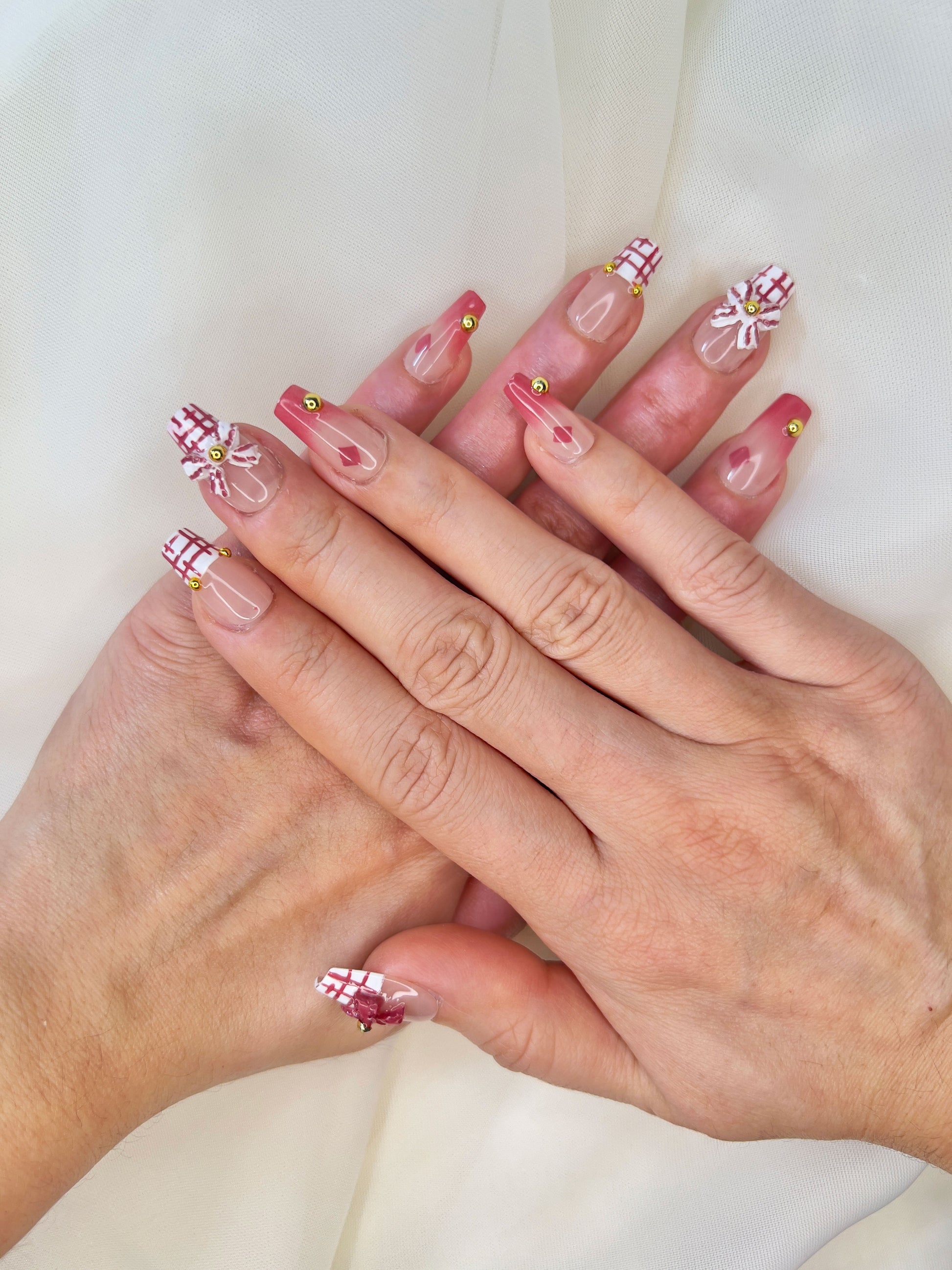 Delux Nails Lab Ribbon Chic