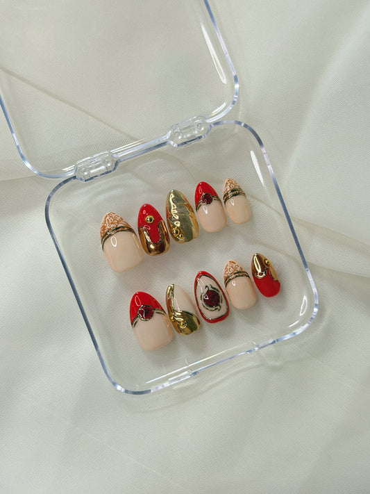 Delux Nails Lab Crimson Luxe