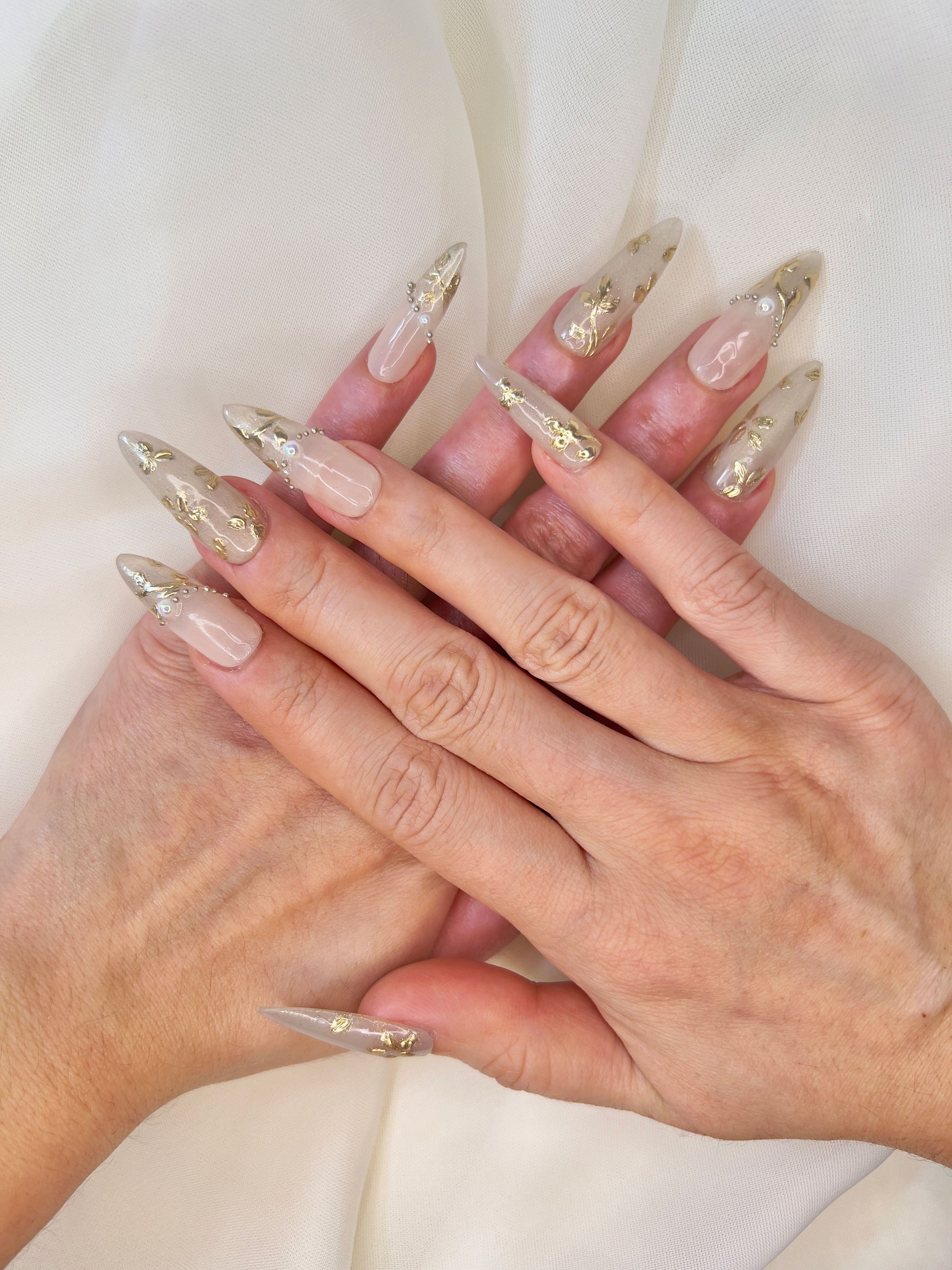 Delux Nails Lab Golden Botanical